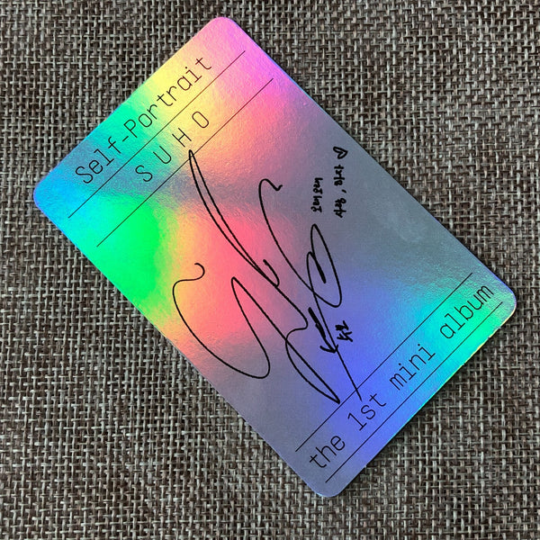 EXO SUHO #1 [ Self Portrait ] Official Photocard, 1st Mini Album / New / Gift