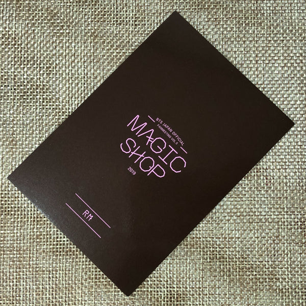 BTS RM [ Magic Shop Japan FanMeeting Clipboard ] Official Photocard / New / Gift