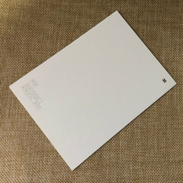 BTS J-HOPE [ 2018 Season's Greetings ] Official Limited Postcard / New / Gift