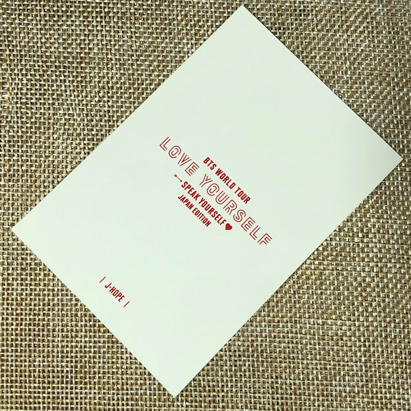 BTS J-HOPE [Speak Yourself World Tour Japan] Official Coin Pouch Photocard /+G