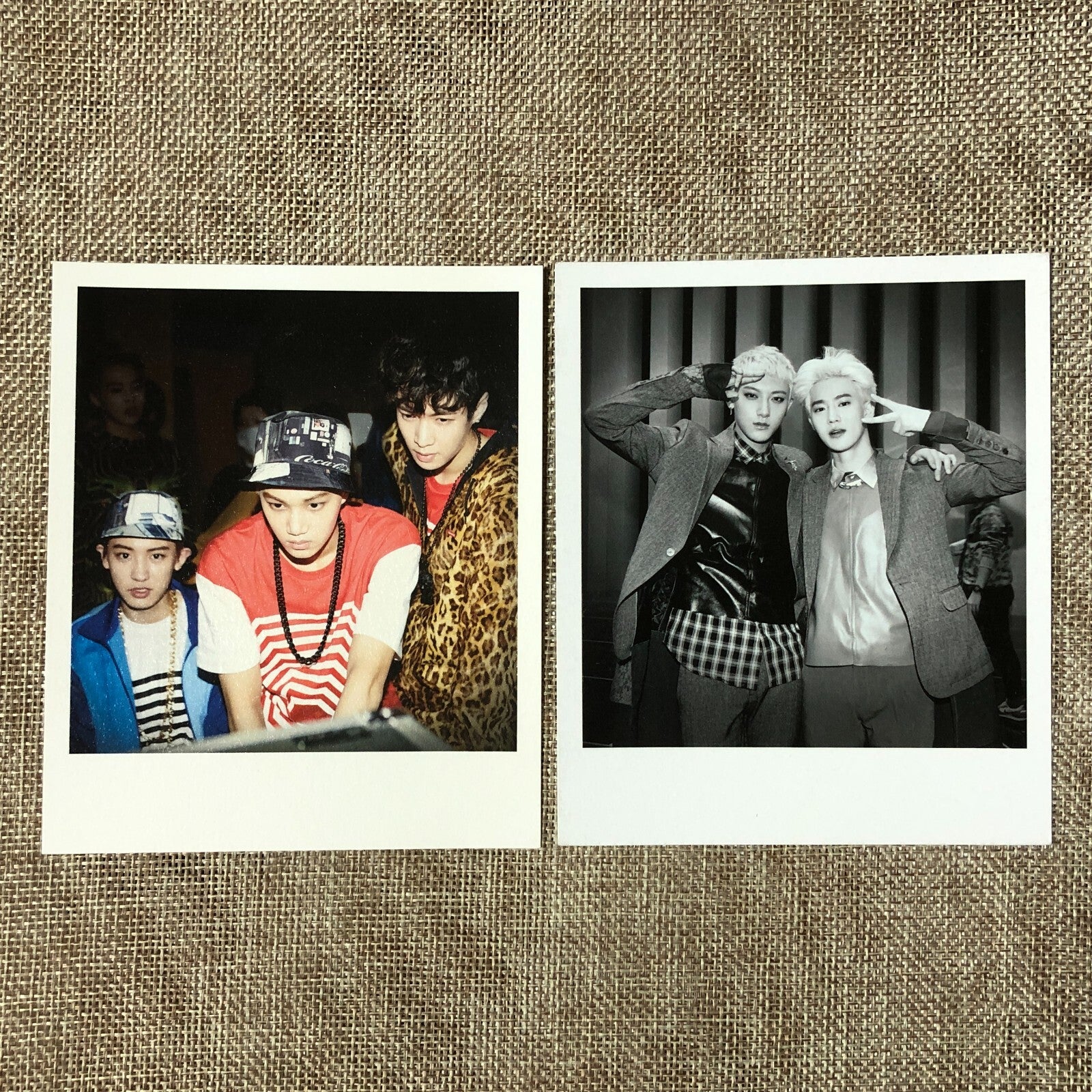 EXO GROUP #1 [SM Official Goods] Polaroid Photocard Set of 2, Postcard / Gift