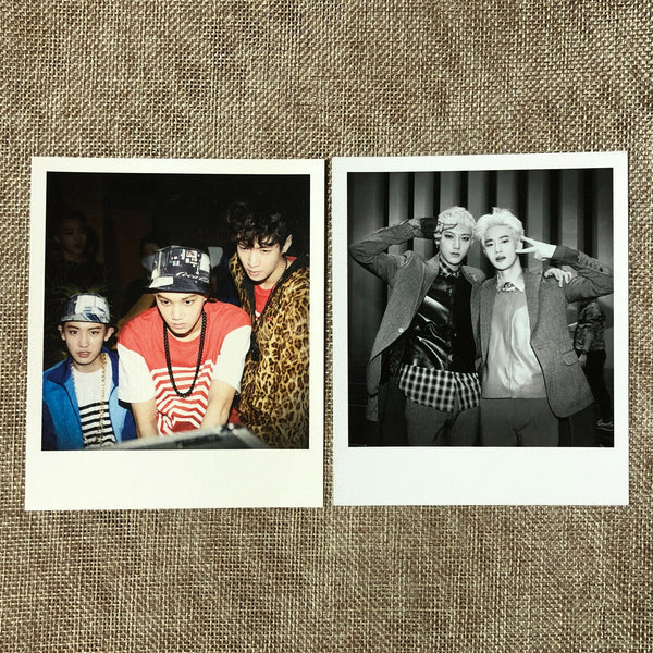 EXO GROUP #1 [SM Official Goods] Polaroid Photocard Set of 2, Postcard / Gift