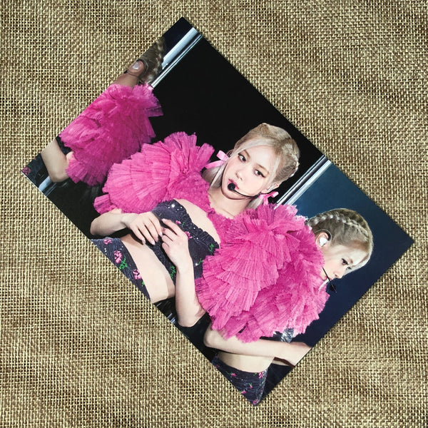BLACKPINK ROSE [ THE SHOW DVD ] Official Postcard Photo / New / Gift