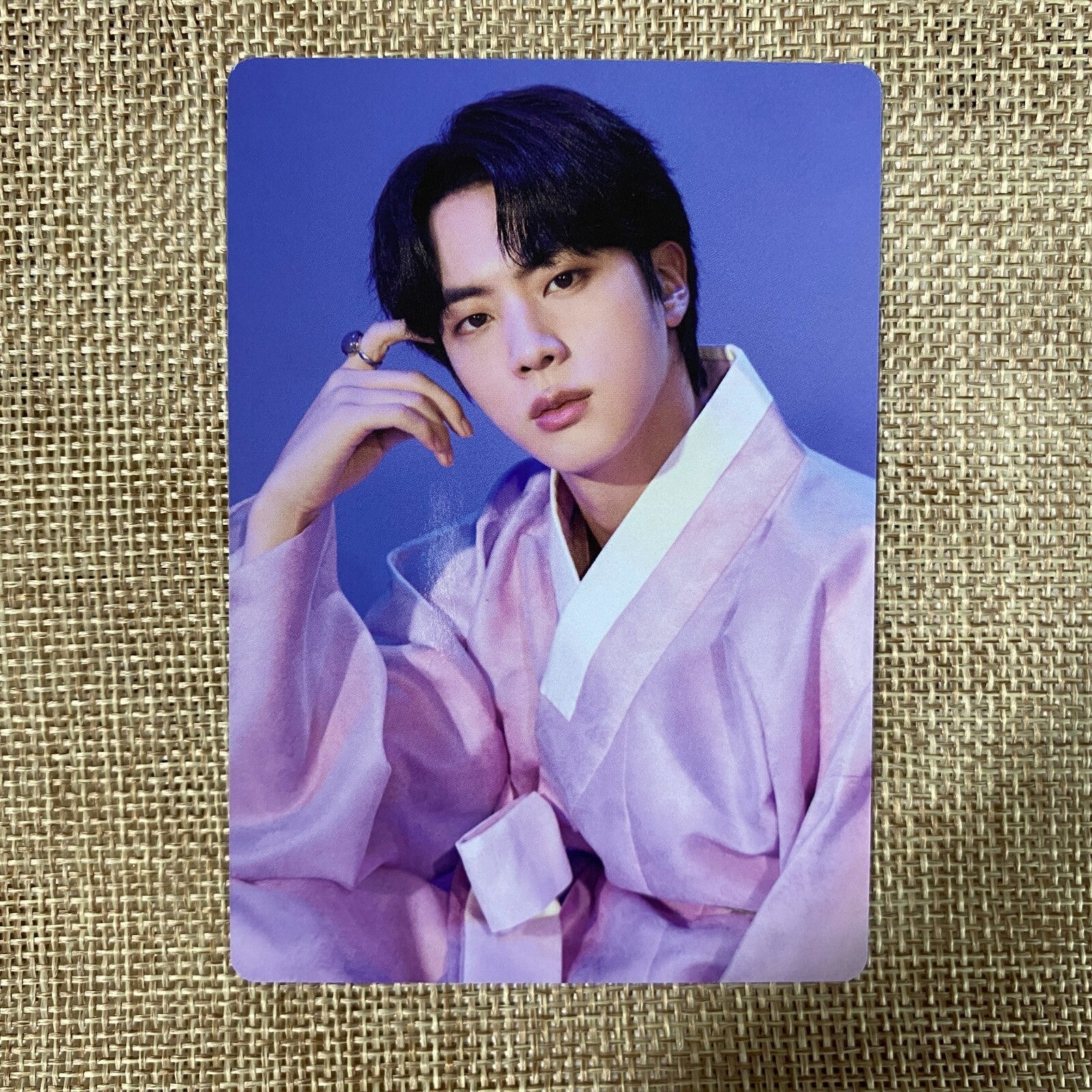 BTS JIN 14/56 [ 2021 Dalmajung Official Mini Photocard ] New, Rare /+Gift