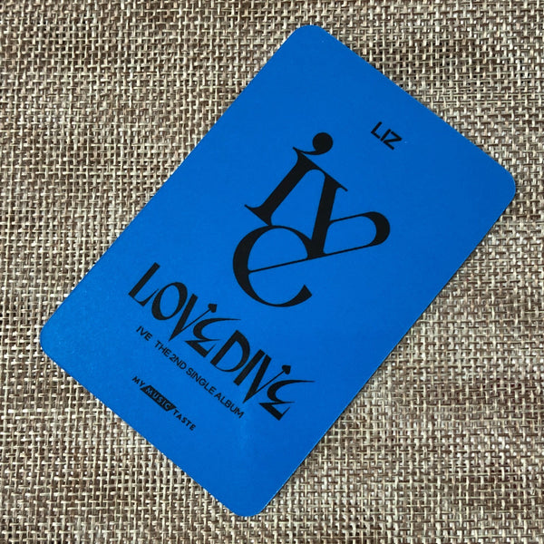 IVE LIZ [ LOVE DIVE MMT MYMUSICTASTE ] Official Photocard / New / Gift