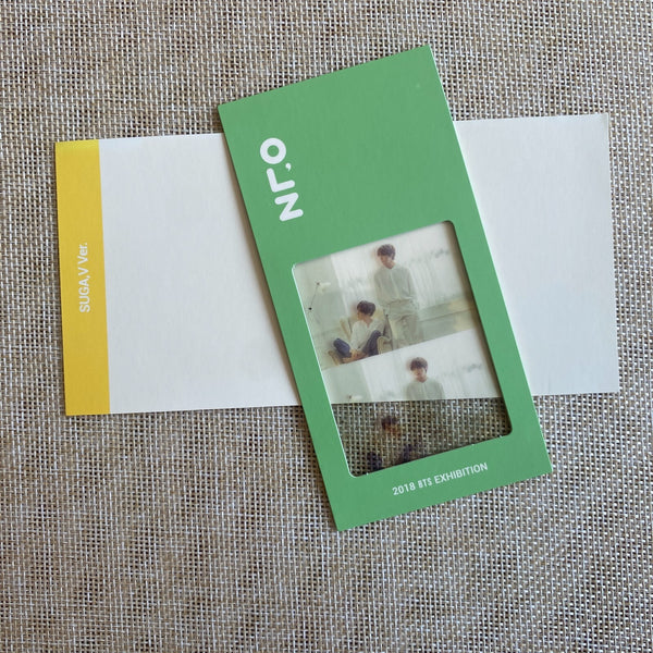 BTS SUGA V [ Oh always ] Official Bookmark, 2018 Exhibition / New / Gift
