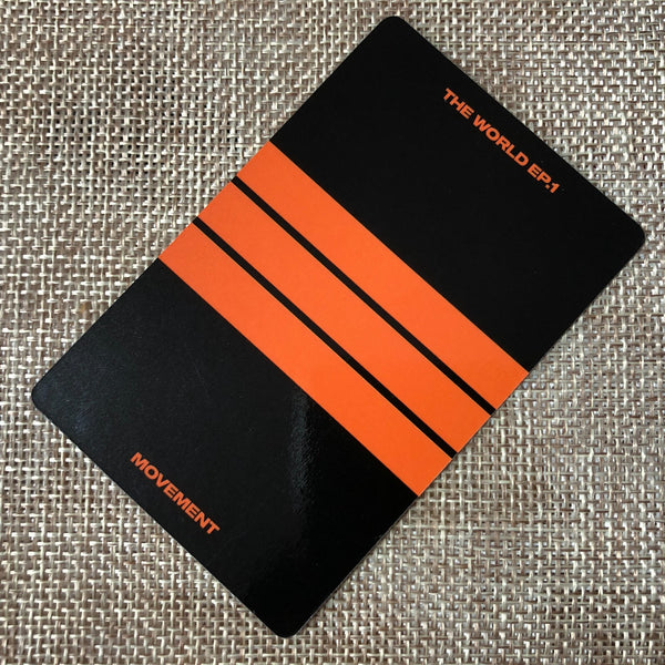 ATEEZ WOOYOUNG [THE WORLD EP.1 : MOVEMENT] Official Photocard, Z Ver Limited /+G