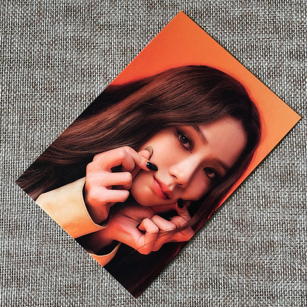 BLACKPINK JISOO #1 [ THE ALBUM ] Official Postcard, 1st Full Album / New / Gift