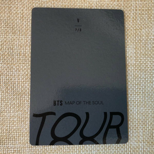 BTS V 7/8 [ Map Of The Soul Tour ] Official Mini Photocard / New, Rare / Gift