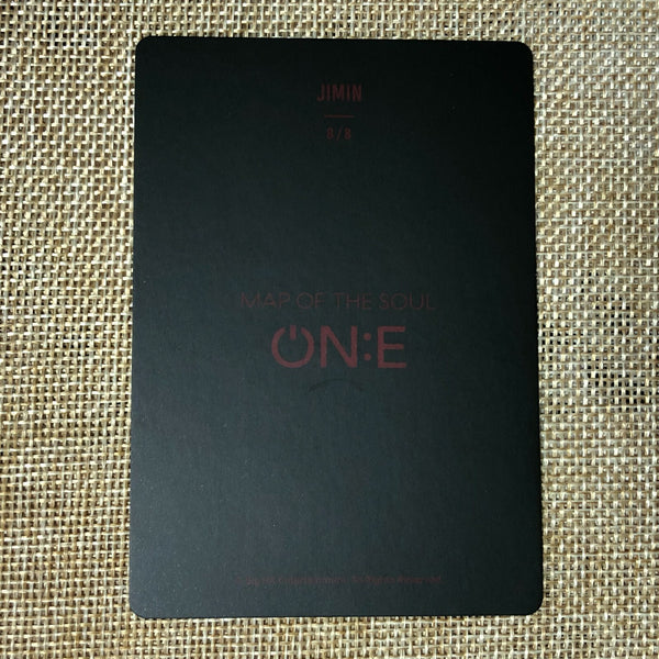 BTS JIMIN 8/8 [ Map of the Soul ON:E ] Official Mini Photocard, ONE / New / Gift