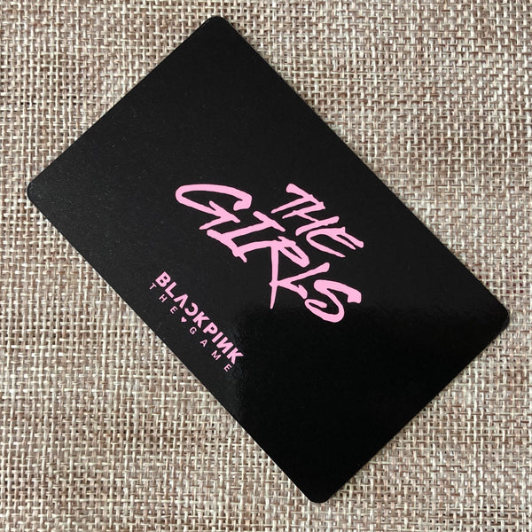 BLACKPINK JENNIE [THE GAME The Girls] Official Photocard, Stella Ver. / Gift