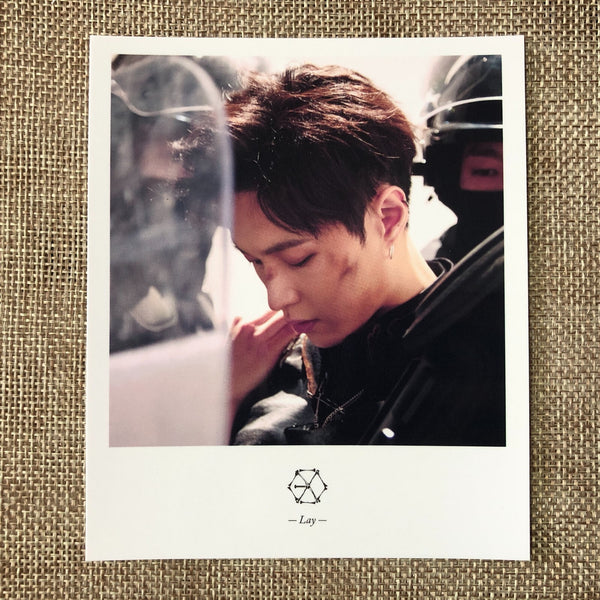 EXO LAY [ EX'ACT ] Official Polaroid Photocard Set of 2, Postcard / New / Gift