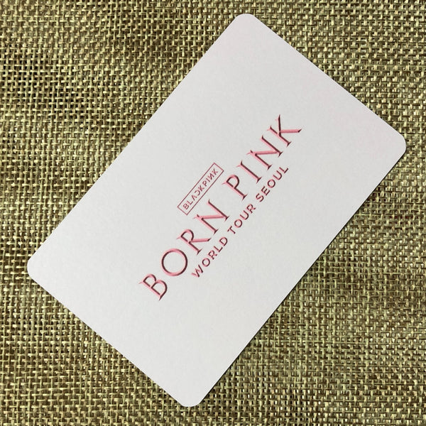 BLACKPINK JISOO [Born Pink World Tour Seoul Weverse] Official Photocard / Gift