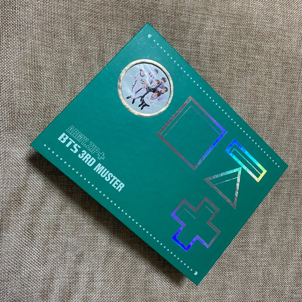 BTS 3rd Muster ARMY.ZIP DVD / 3 Disc Photobook, Story, Sticker, 2nd DVD Defectiv