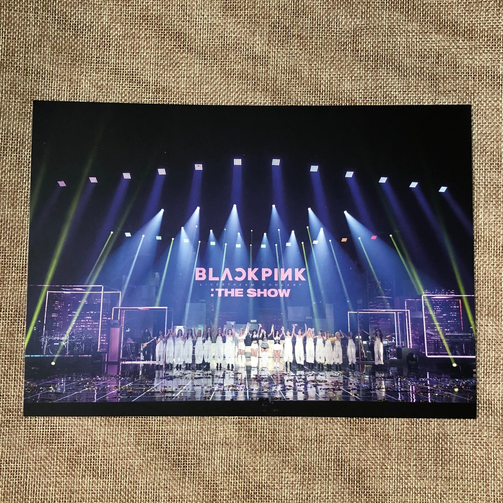 BLACKPINK GROUP #1 [ THE SHOW DVD ] Official Postcard Poster / New / Gift