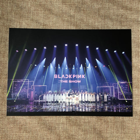BLACKPINK GROUP #1 [ THE SHOW DVD ] Official Postcard Poster / New / Gift