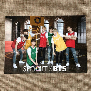 BTS GROUP #9 [BTS X Smart Uniform Promotional] Official Photo / New, Rare / Gift