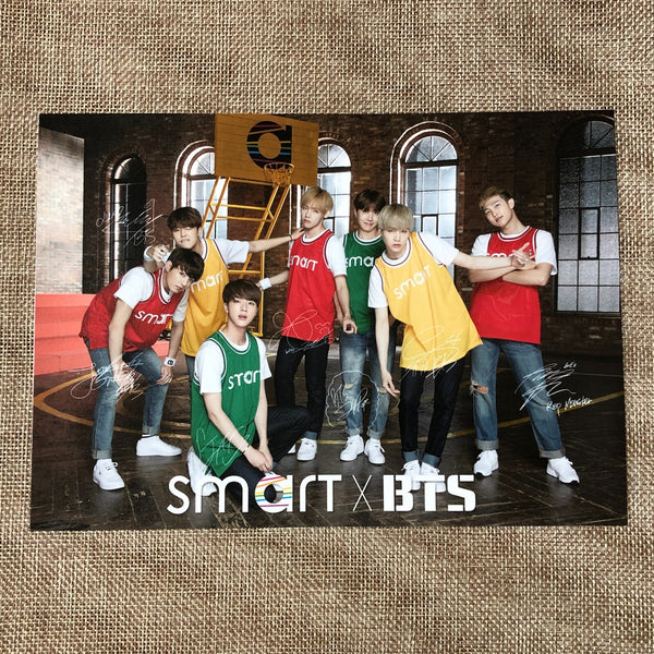 BTS GROUP #9 [BTS X Smart Uniform Promotional] Official Photo / New, Rare / Gift