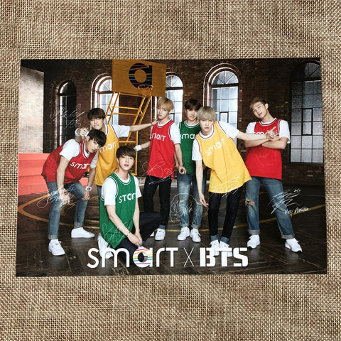 BTS GROUP #9 [BTS X Smart Uniform Promotional] Official Photo / New, Rare / Gift