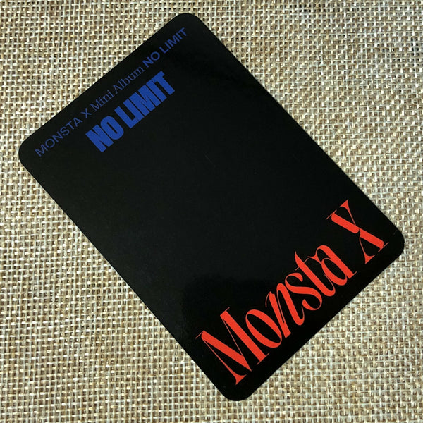 MONSTA X JOOHEON HYUNGWON [No Limit] Official Photocard, Mini Album / New / Gift
