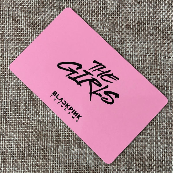 BLACKPINK JISOO [THE GAME The Girls] Official Photocard, Stella Ver. / Gift