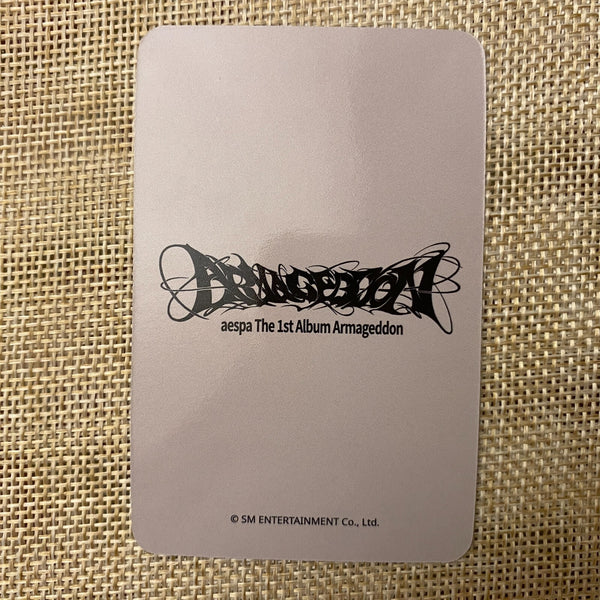 AESPA KARINA [Amageddon] Official Photocard, APPLE MUSIC POB Lucky Draw / Gift
