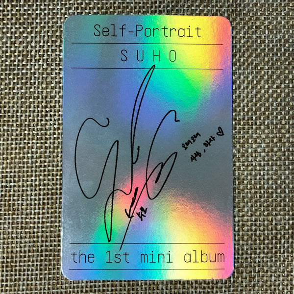 EXO SUHO #6 [ Self Portrait ] Official Photocard, 1st Mini Album / New / Gift