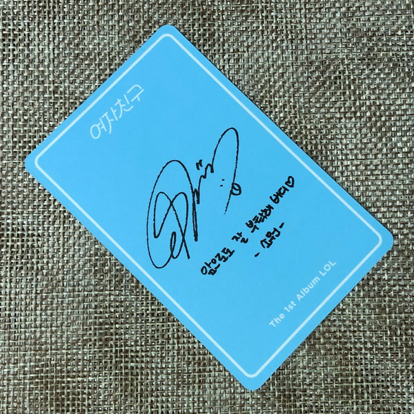GFRIEND SOWON [ LOL ] Official Photocard, The 1st Album / New / Gift