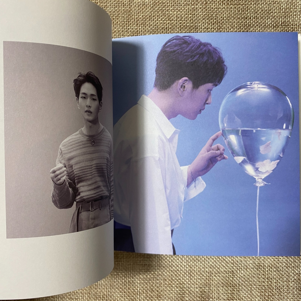 SHINEE Onew [Voice Mini Solo White Album] Photobook + CD, No PC / Mint, Rare /+G