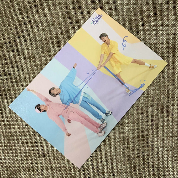 BTS GROUP #3 [FESTA D-Day Calendar 8th Anniversary] Official Postcard / Gift