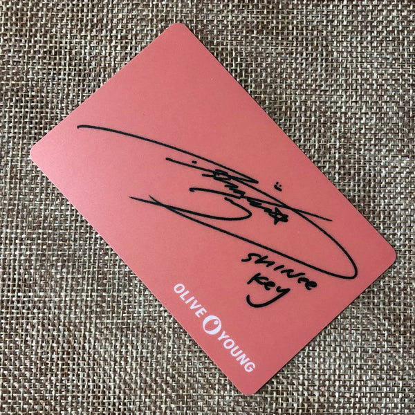 SHINEE KEY [ Olive Young ] Official Photocard / New / Gift