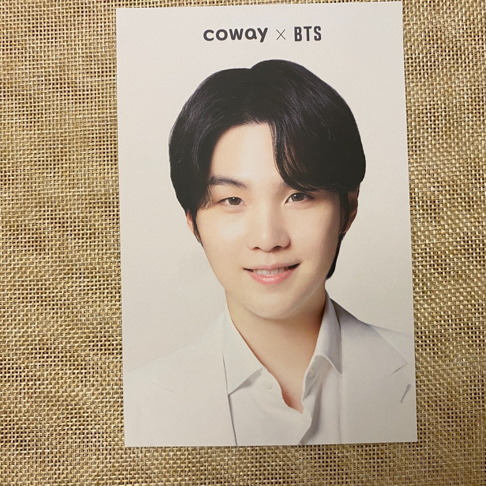 BTS SUGA #2 [BTS x COWAY] Official Postcard Photocard Limited / New, Rare / Gift