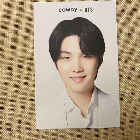 BTS SUGA #2 [BTS x COWAY] Official Postcard Photocard Limited / New, Rare / Gift