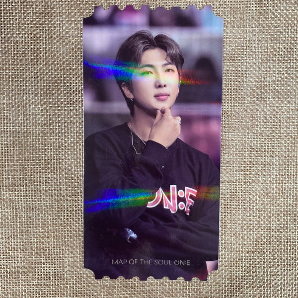 BTS [ Map of the Soul ON:E DVD ] Hologram Photo Ticket Set (All Member) / New/+G