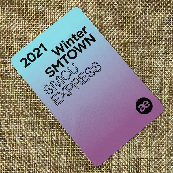 AESPA GISELLE [2021 Winter SMTOWN SMCU Express] Official Pass Photocard / Gift