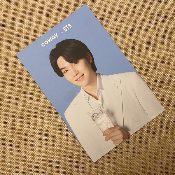 BTS SUGA #1 [BTS x COWAY] Official Postcard Photocard Limited / New, Rare / Gift