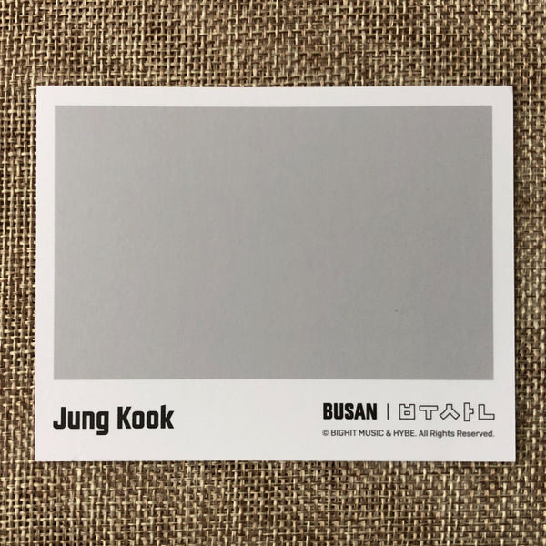 BTS JUNGKOOK [ YET TO COME BUSAN MERCH ] Official Instant Photocard / New / Gift