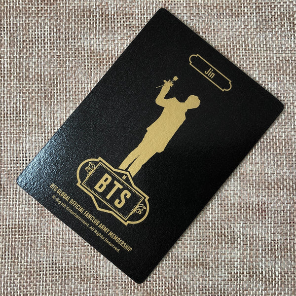 BTS JIN [GLOBAL OFFICIAL FANCLUB 7th ARMY MEMBERSHIP KIT] Photocard / New / Gift