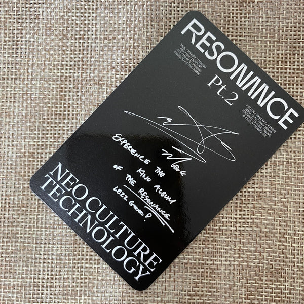 NCT 2020 MARK [RESONANCE Pt.2 Arrival KIHNO KIT] Official Photocard / New / Gift