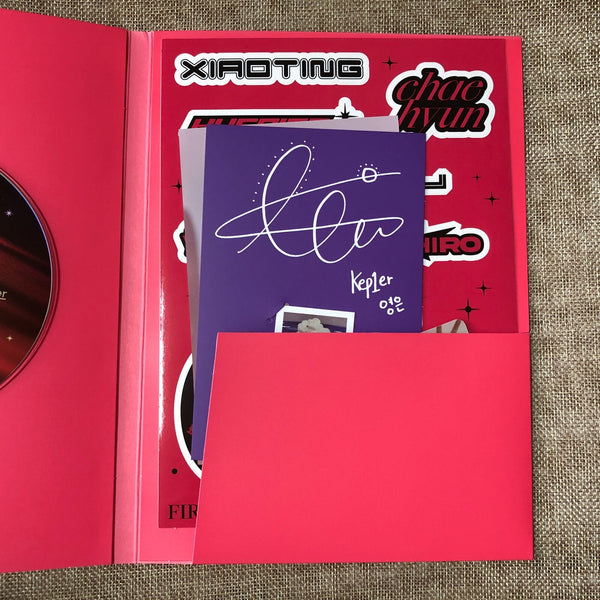 KEP1ER [FIRST IMPACT Connect O Album] Hand Signed Promo Autographed / New / Gift