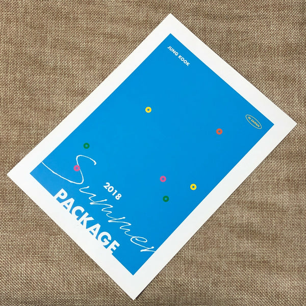 BTS JUNGKOOK [ Summer Package 2018 in Saipan ] Official Mini Poster / New / Gift