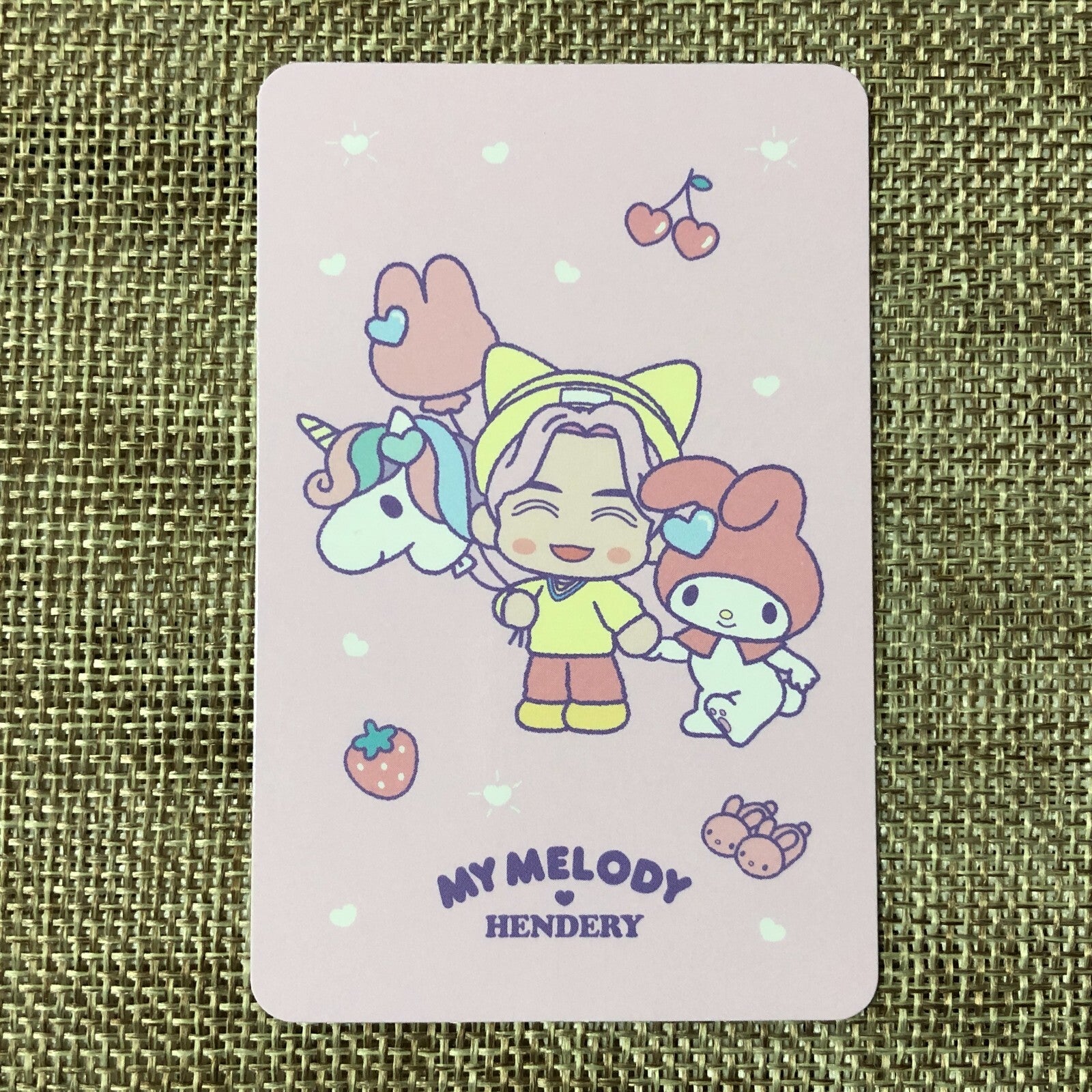 NCT HENDERY #2 [ NCT X SANRIO B Ver. ] Official Character Photocard / New / Gift