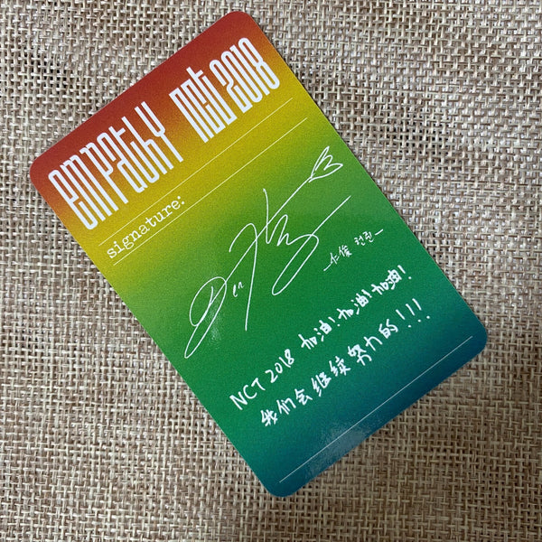 NCT 2018 RENJUN [EMPATHY] Official Photocard, Dream Ver, 1st Album / New / Gift