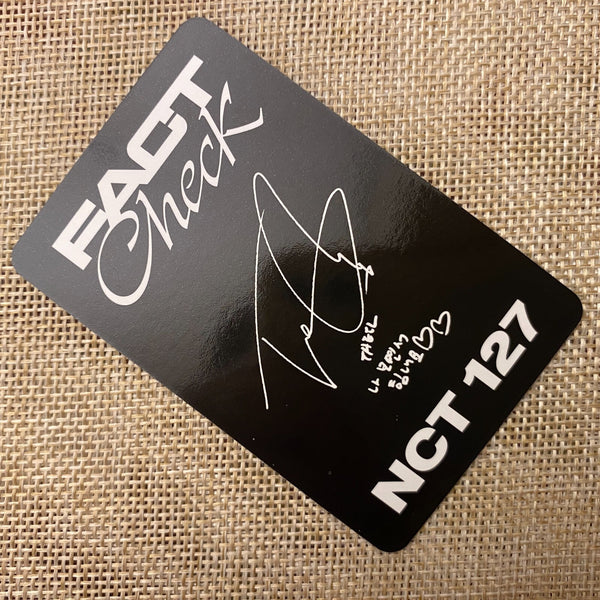 NCT TAEIL [ Fact Check ] Official Photocard, Exhibit Version / New, Rare / Gift