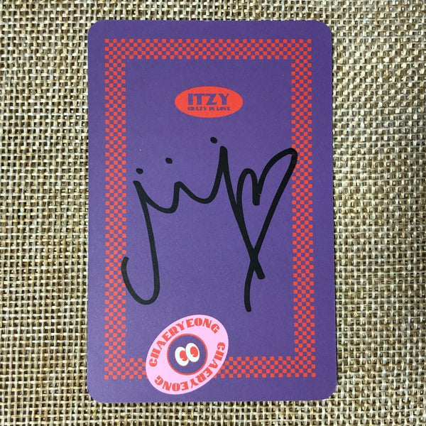 ITZY CHAERYEONG #4 [CRAZY IN LOVE Special Ed.] Official Photocard, 1st Album/+G