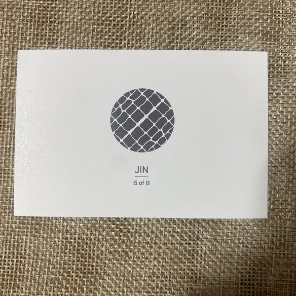 BTS JIN 6/8 [ Wings Tour Japan Concert ] Official Mini Photocard / New / Gift
