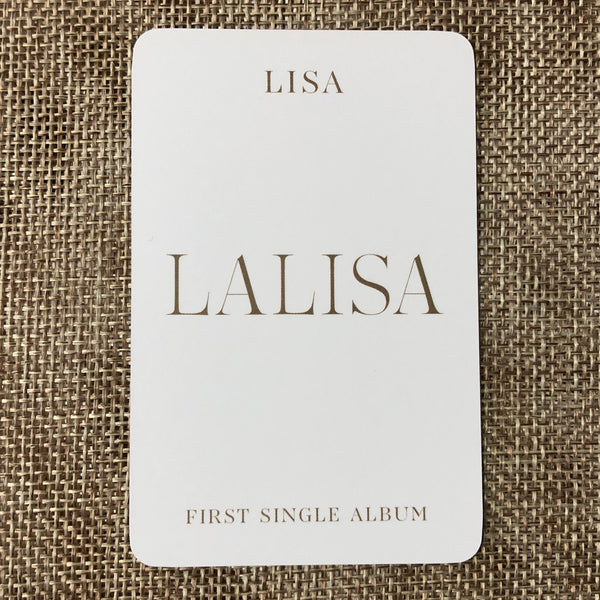 BLACKPINK LISA #2 [LALISA Ktown4U Benefit] Official Limited Photocard / Gift