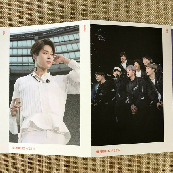 BTS [Memories of 2019] Official DVD Folding Mini Booklet Photobook / New / Gift