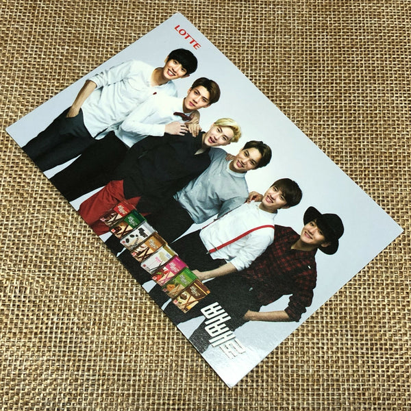 EXO GROUP #5 [ Lotte Pepero Day ] Official Photocard, EXO-K / New, Rare / Gift
