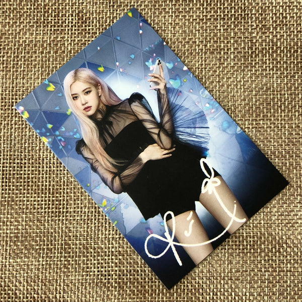 BLACKPINK ROSE [ Globe X BLACKPINK ] Official Photocard / New / Gift